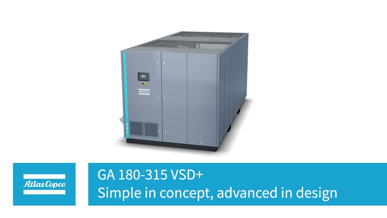Compressore a vite Atlas Copco GA VSD+