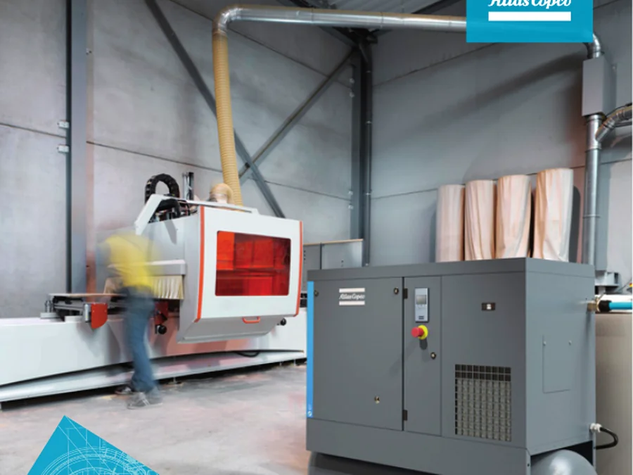 Compressore a vite a iniezione di olio Atlas Copco G 2-22