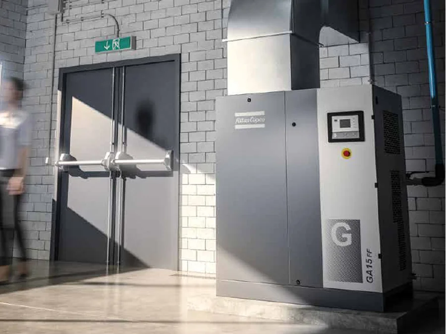 Compressore a vite a iniezione di olio Atlas Copco GA 11+-30