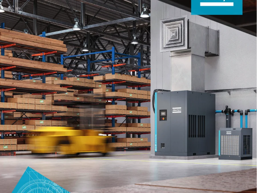 Compressore a vite a iniezione di olio a velocità variabile Atlas Copco GA 22-37 VSD