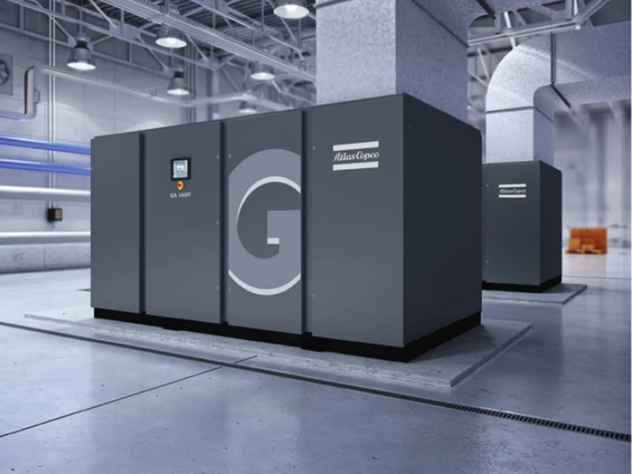 Compressore a vite a iniezione di olio Atlas Copco GA 90+-160