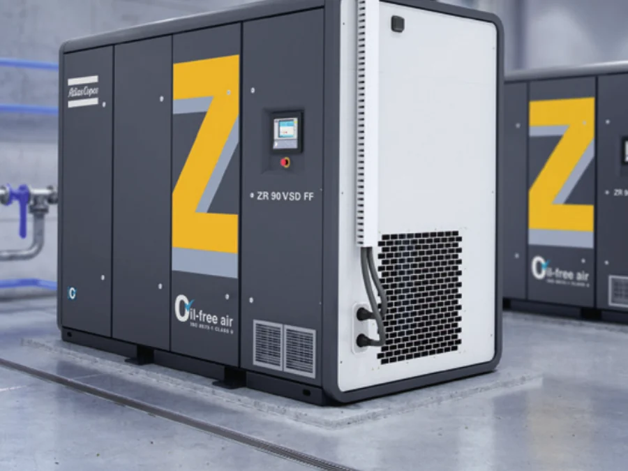 Compressore a vite oil-free a velocità variabile Atlas Copco ZR/ZT 75-90 VSD